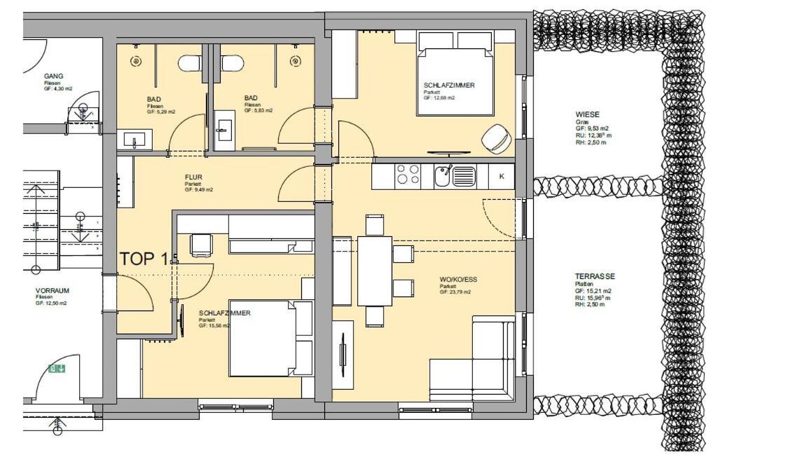 Herzis Appartements 瓦格赖恩 外观 照片