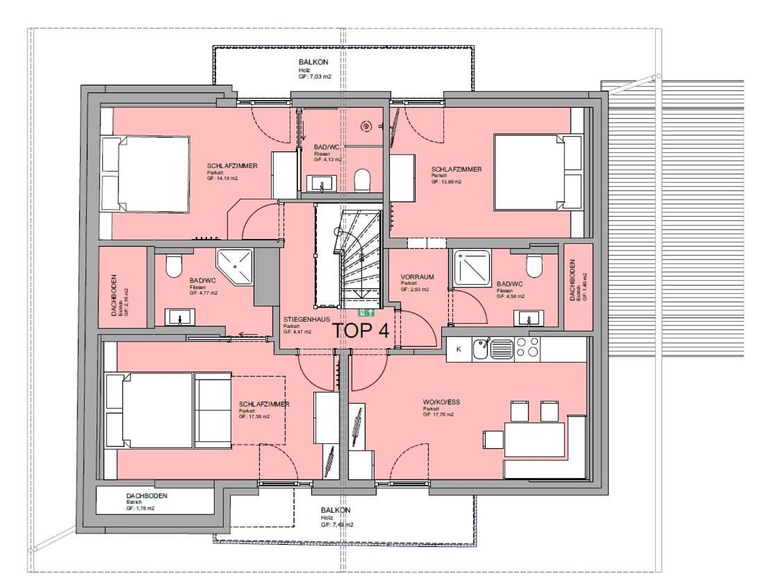 Herzis Appartements 瓦格赖恩 外观 照片